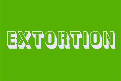 Translate 'Extortion' into Tagalog .